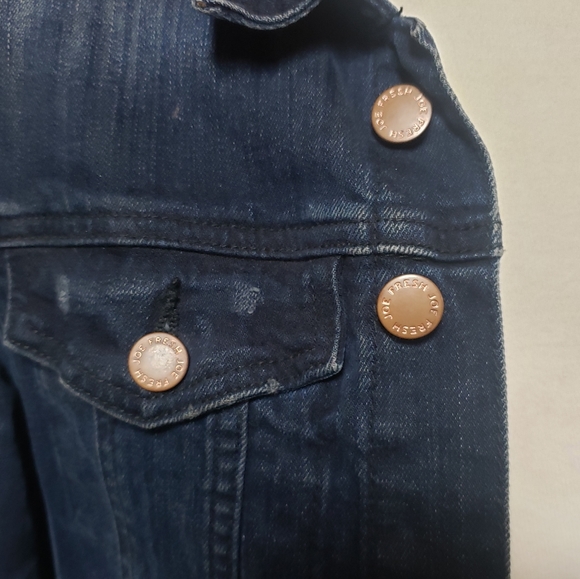 Joe Fresh denim jacket, size Large, dark blue - Picture 6 of 6